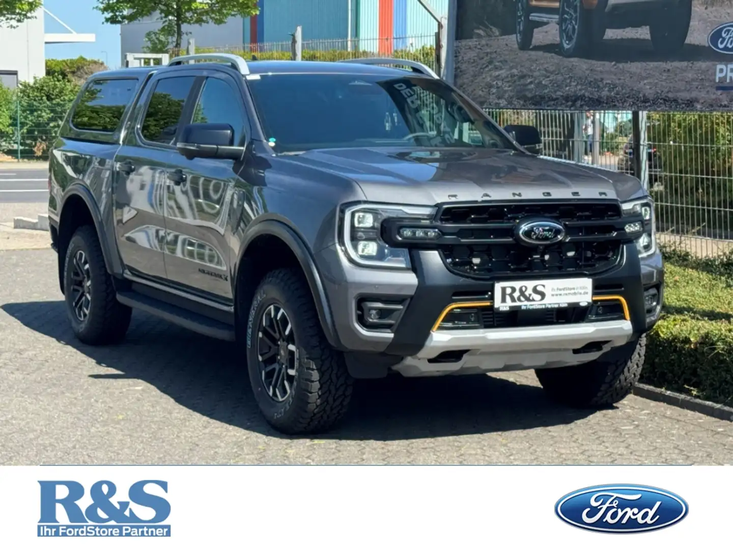 Ford Ranger Doppelkabine Wildtrak X Hardtop+LED-Matrix+AHK+360 Grau - 1