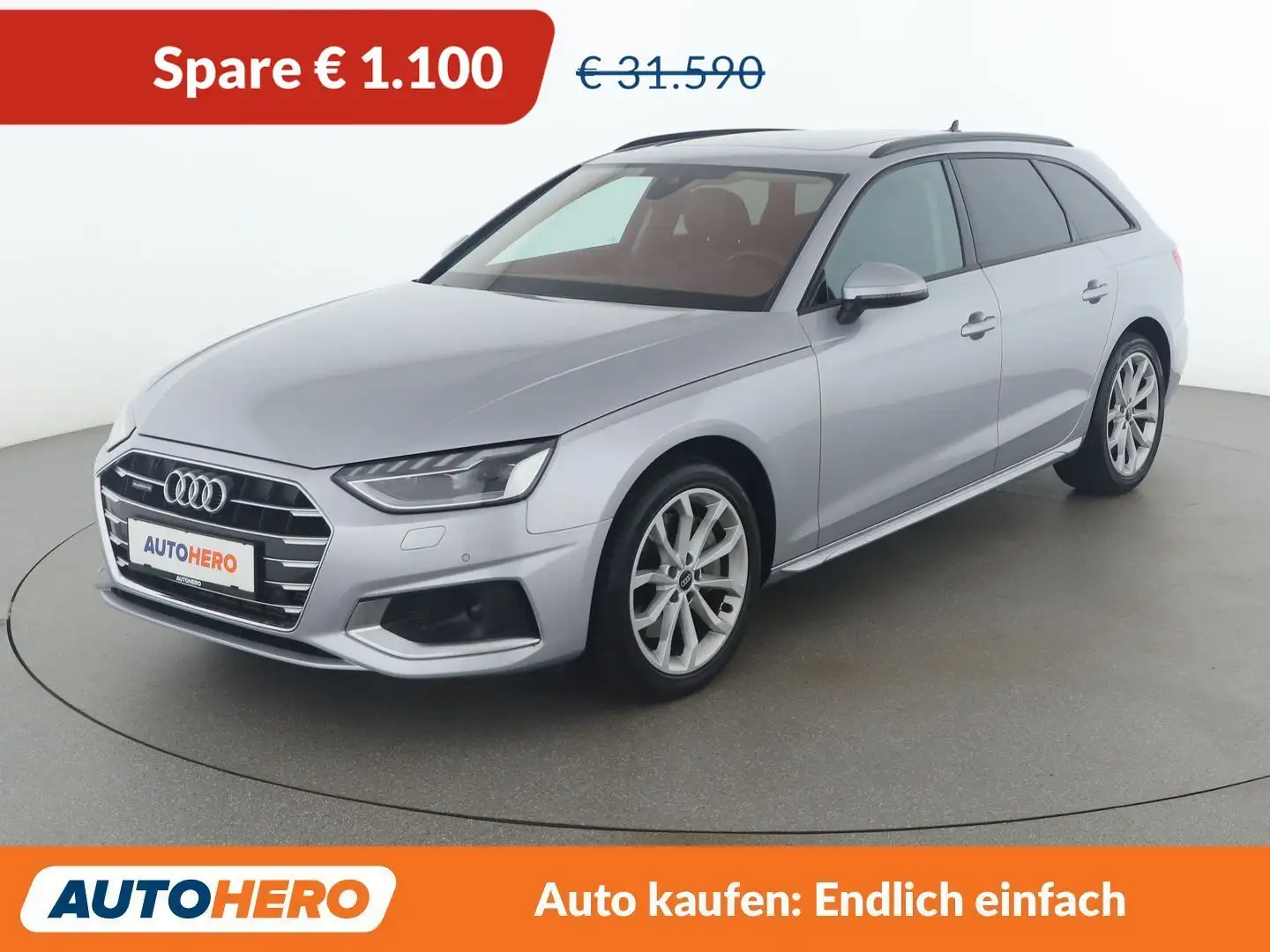 Audi A4 45 TFSI Mild-Hybrid quattro advanced Silber - 1