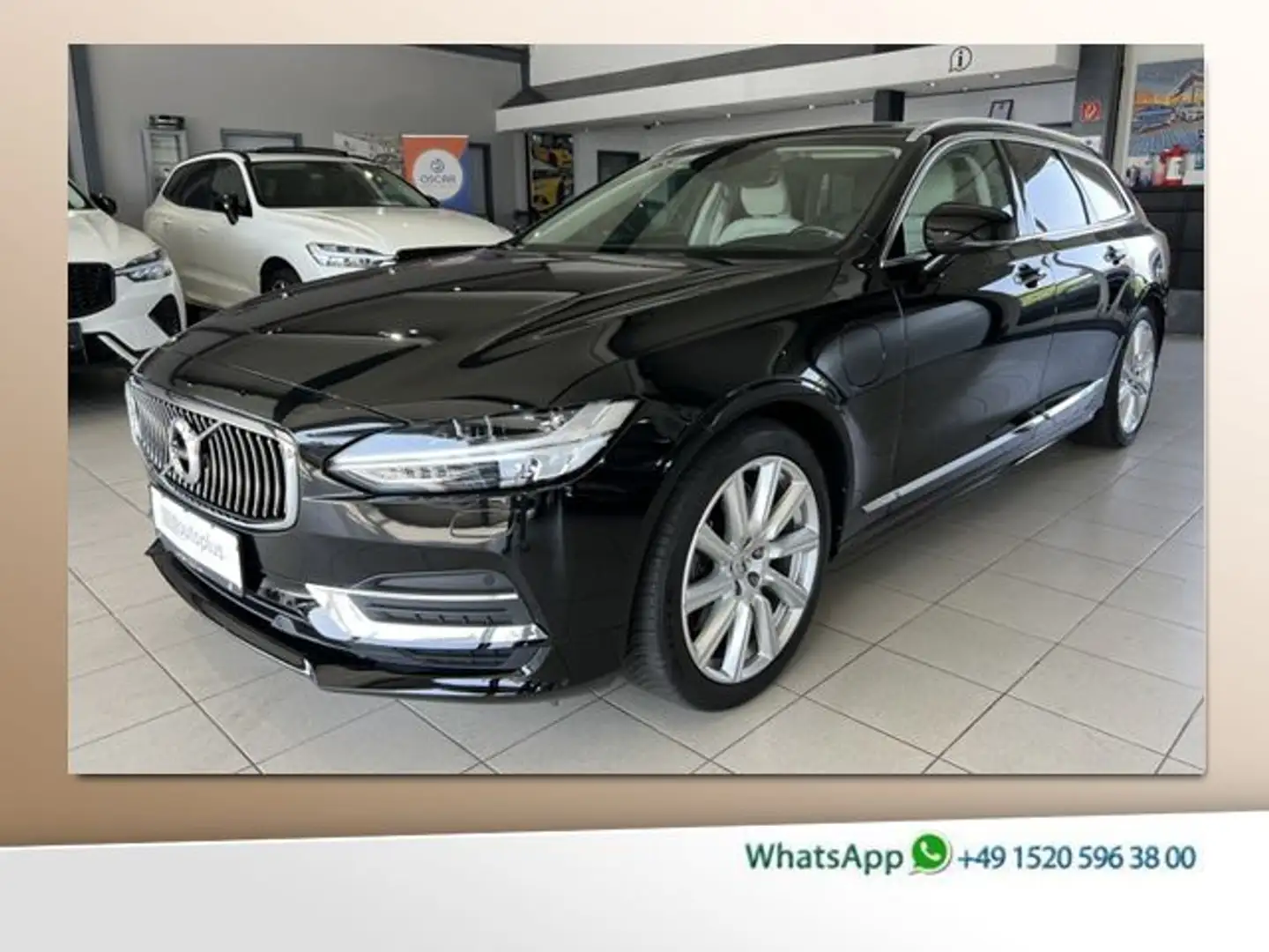 Volvo V90 T8 Inscription AWD HeadUp Pano WinterPro LED Noir - 1