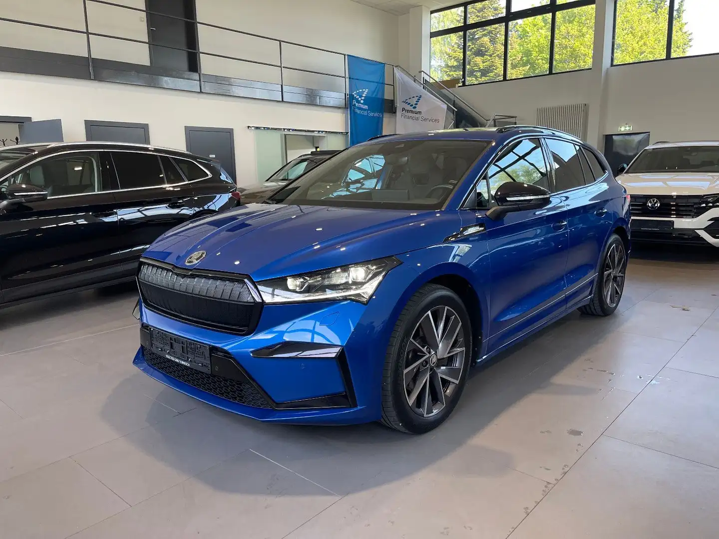 Skoda Enyaq 80 Sportline AID/ACC/KEY/MATRIX/DCC/KAM Blau - 1
