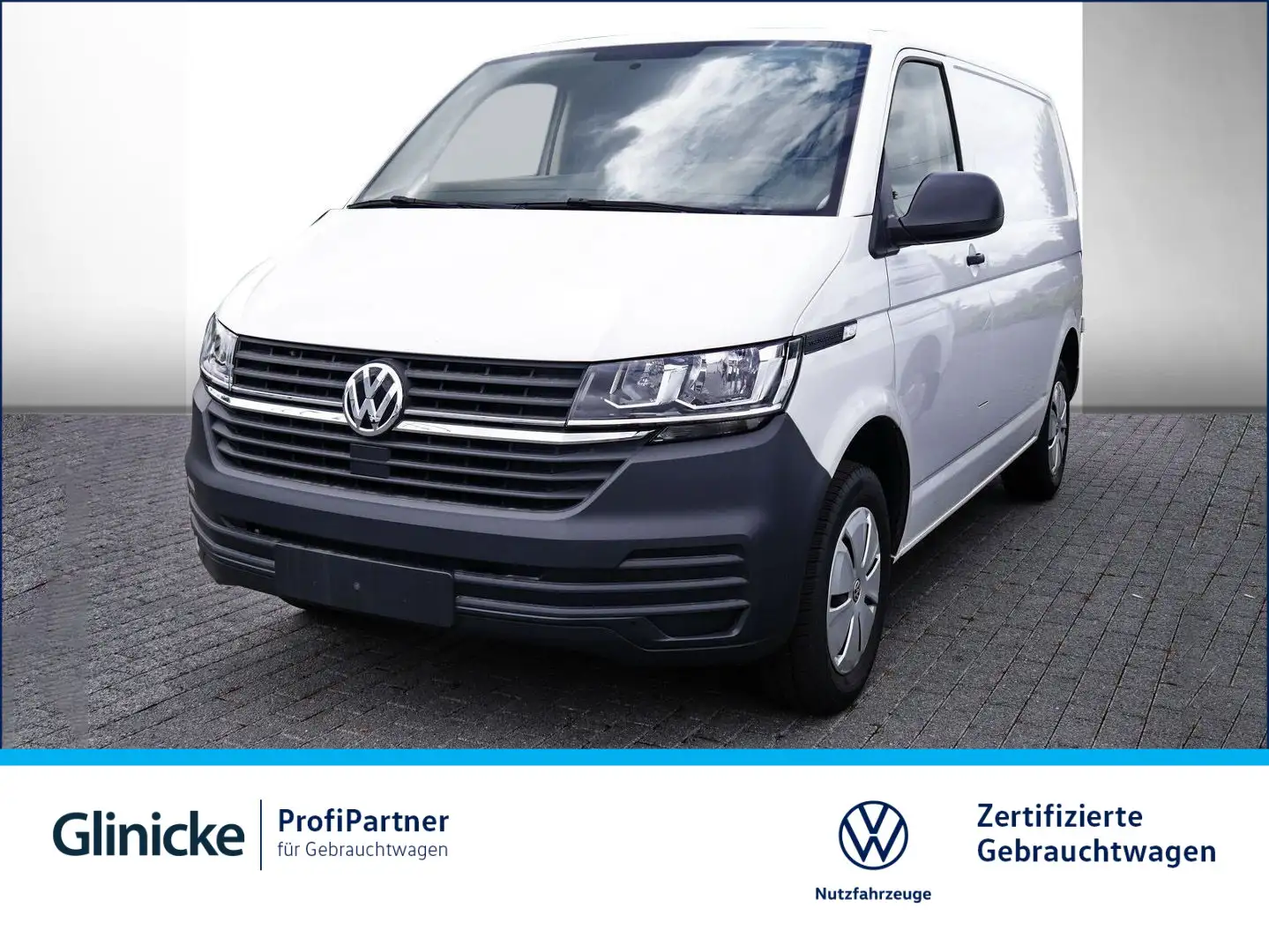 Volkswagen T6.1 Transporter T6.1 Kasten 2.0 TDI KLIMA PDC SHZ Holzboden 3-Si Weiß - 1