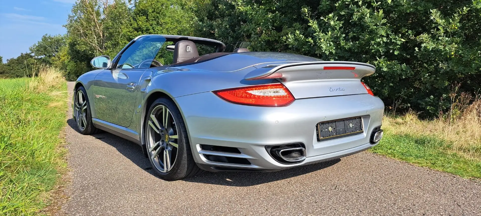 Porsche 997 Turbo Cabrio Gris - 1