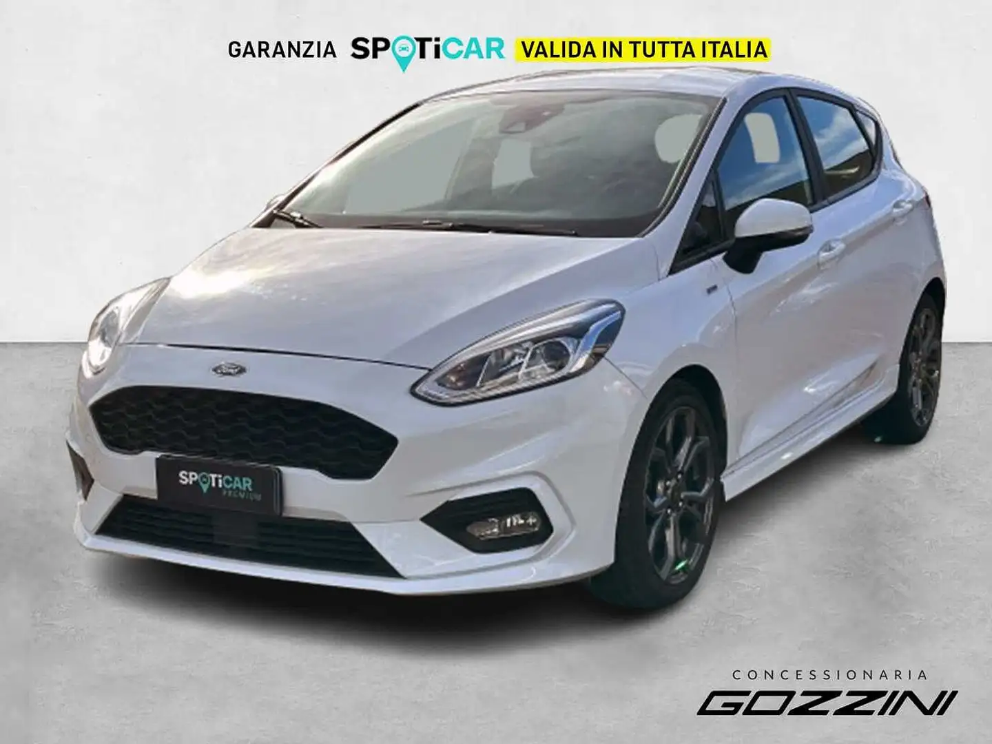 Ford Fiesta 1.0 Ecoboost 95 CV 5 porte ST-Line Blanc - 1