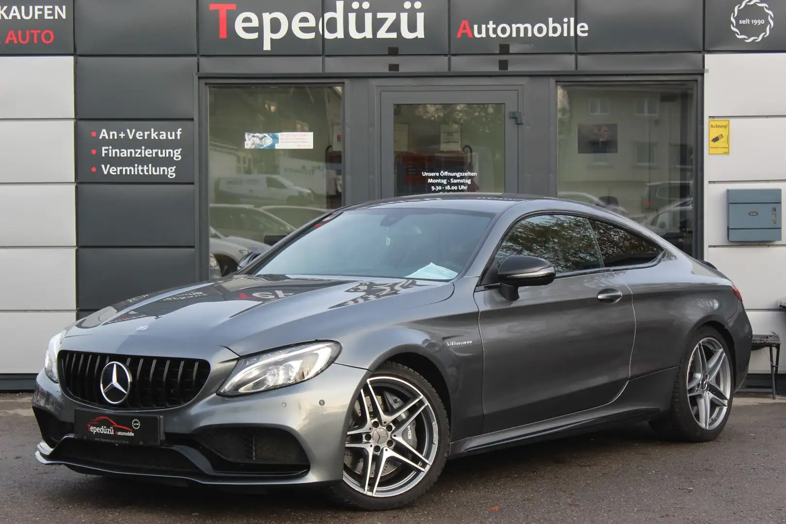 Mercedes-Benz C 63 AMG Coupe*PERFORMANCE SITZ+AGA*BURMESTER* Gris - 1