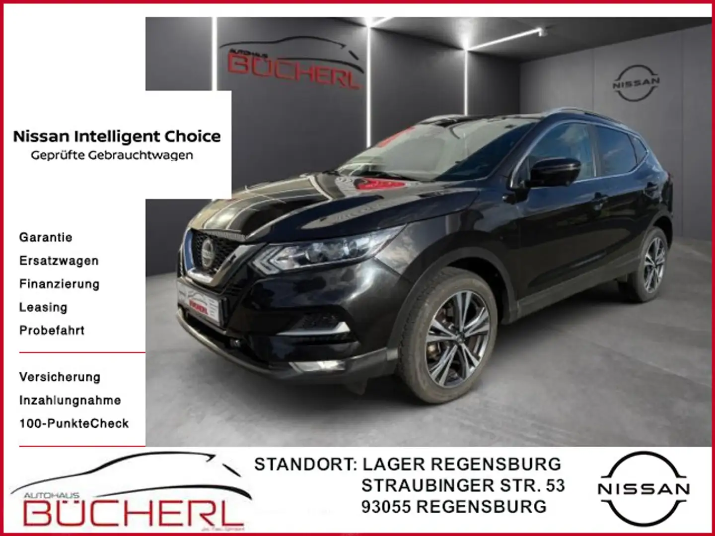 Nissan Qashqai N-Connecta, PANO, R-Kamera, NAVI, KLIMA, Noir - 1