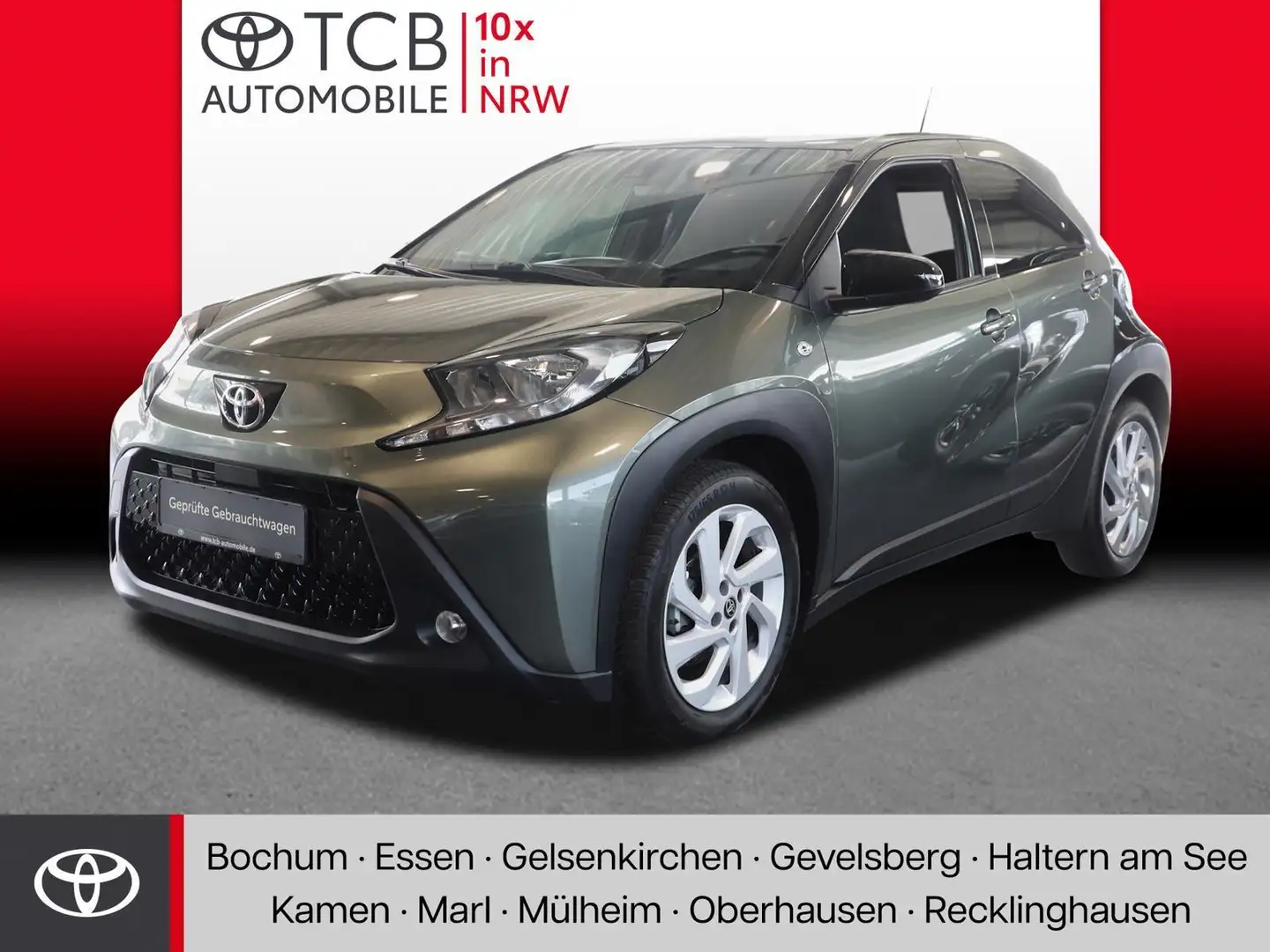Toyota Aygo X 1.0 PULSE 5-GANG SHZ/APPLE+ANDROID/KLIMA Grün - 1