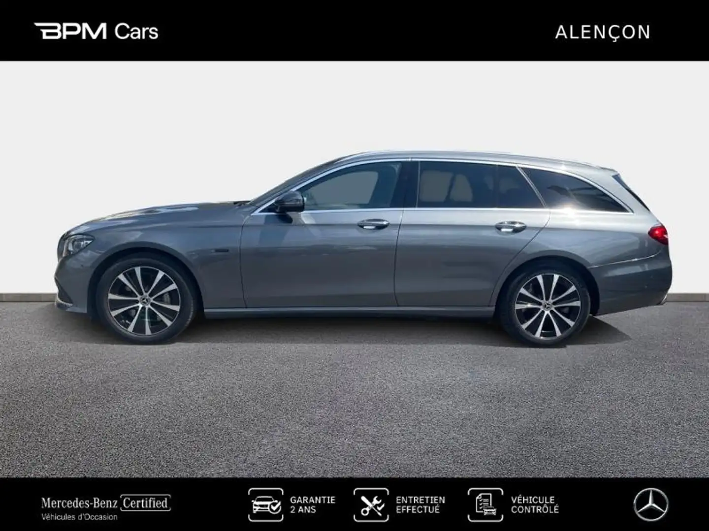 Mercedes-Benz E 300 300 de 194+122ch AMG Line 9G-Tronic Grau - 2