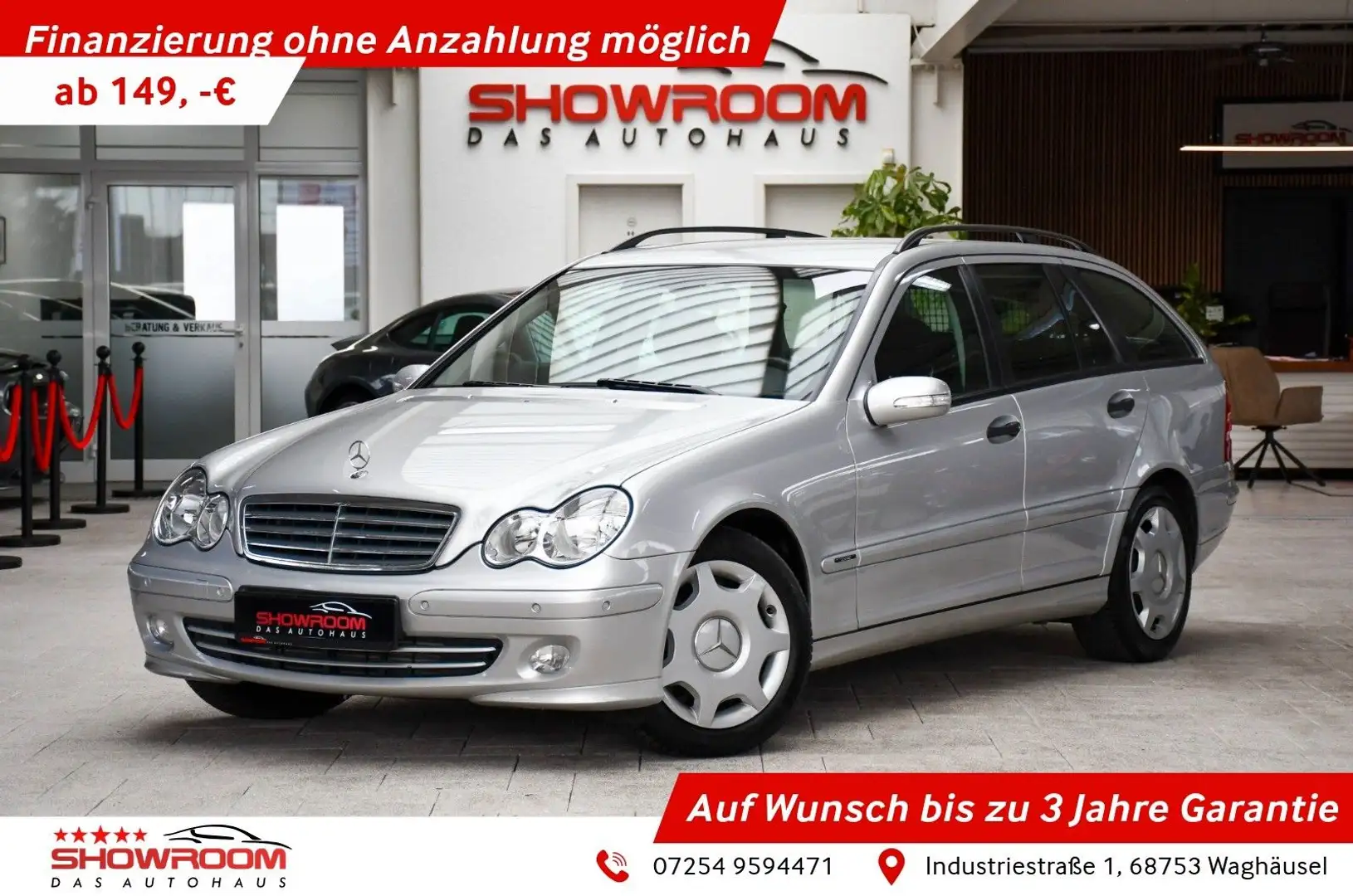 Mercedes-Benz C 220 C T-Modell CDI 1.Hand Rentner 45tkm! Argent - 1