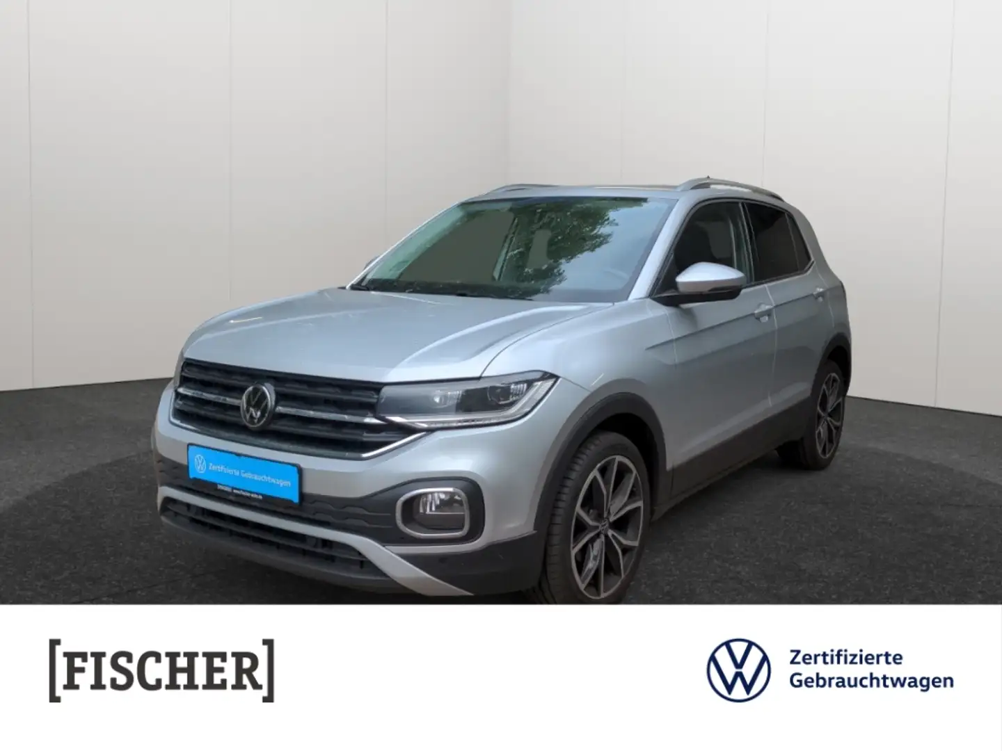 Volkswagen T-Cross 1.0 TSI Style LED Navi ACC Rear View Argento - 1