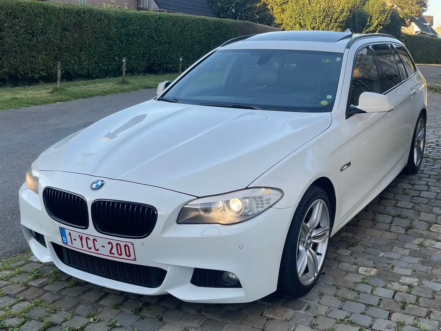 BMW 520 520d Touring pack M Prête à immatriculer Wit - 1