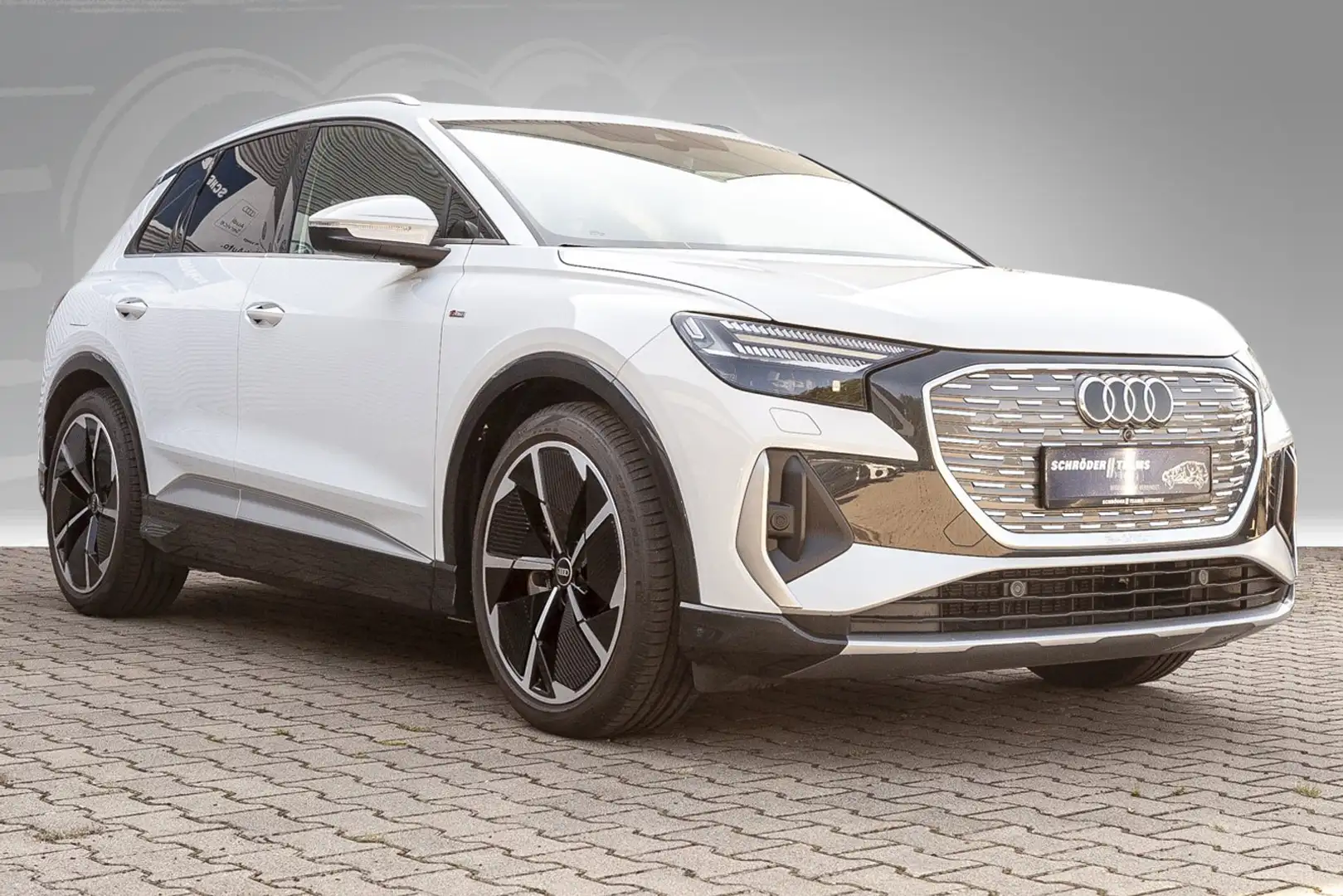 Audi Q4 e-tron e-tron 50 quattro S line Weiß - 2