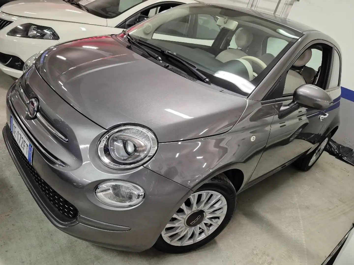 Fiat 500 1.2i 69cv "LOUNGE" DUAL-LOGIC, SOLO 8.000KM!!!! Grau - 1