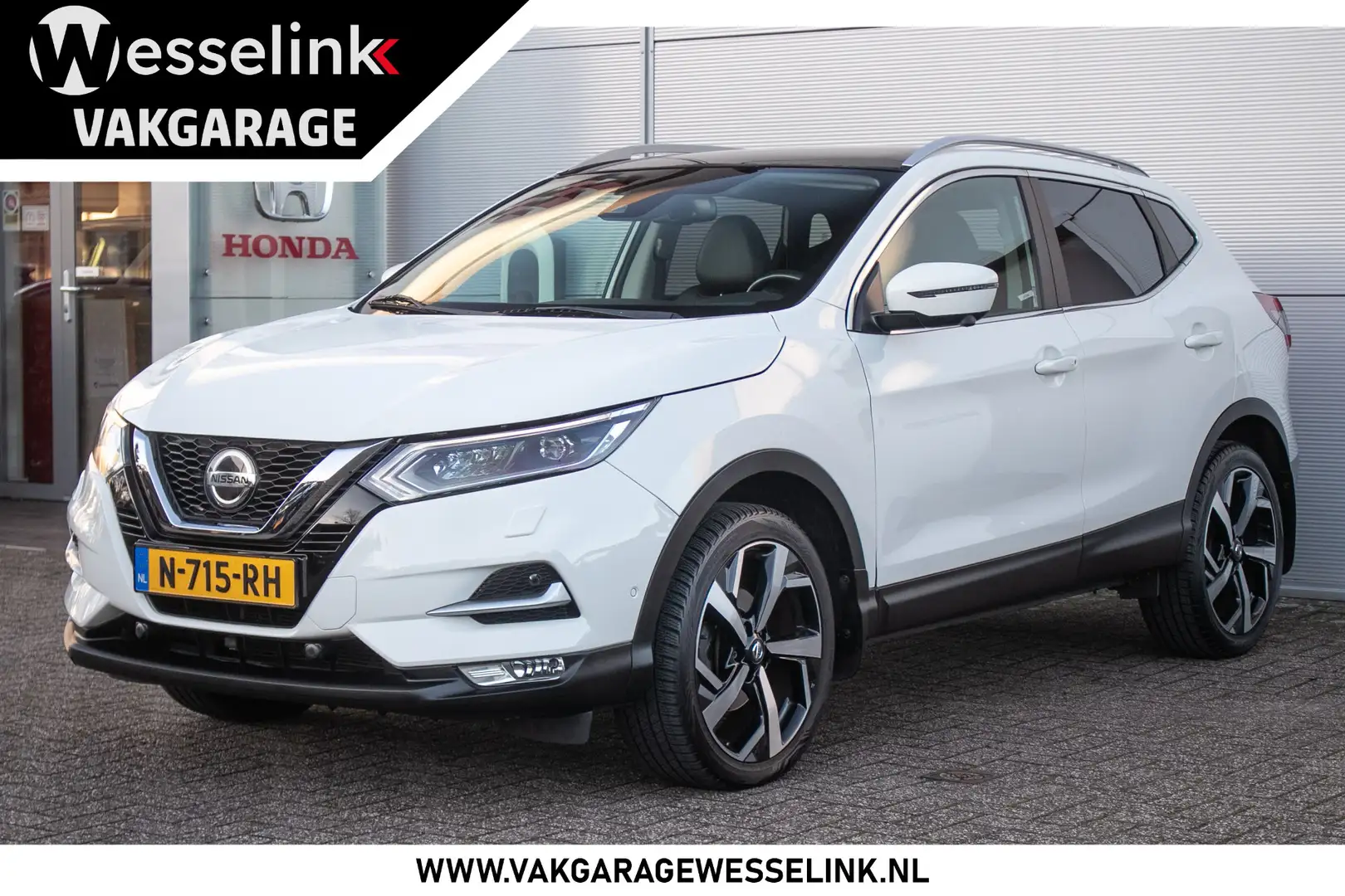 Nissan Qashqai 1.2 Tekna - Trekhaak | Keyless | Cruise | 360 cam Blanc - 1