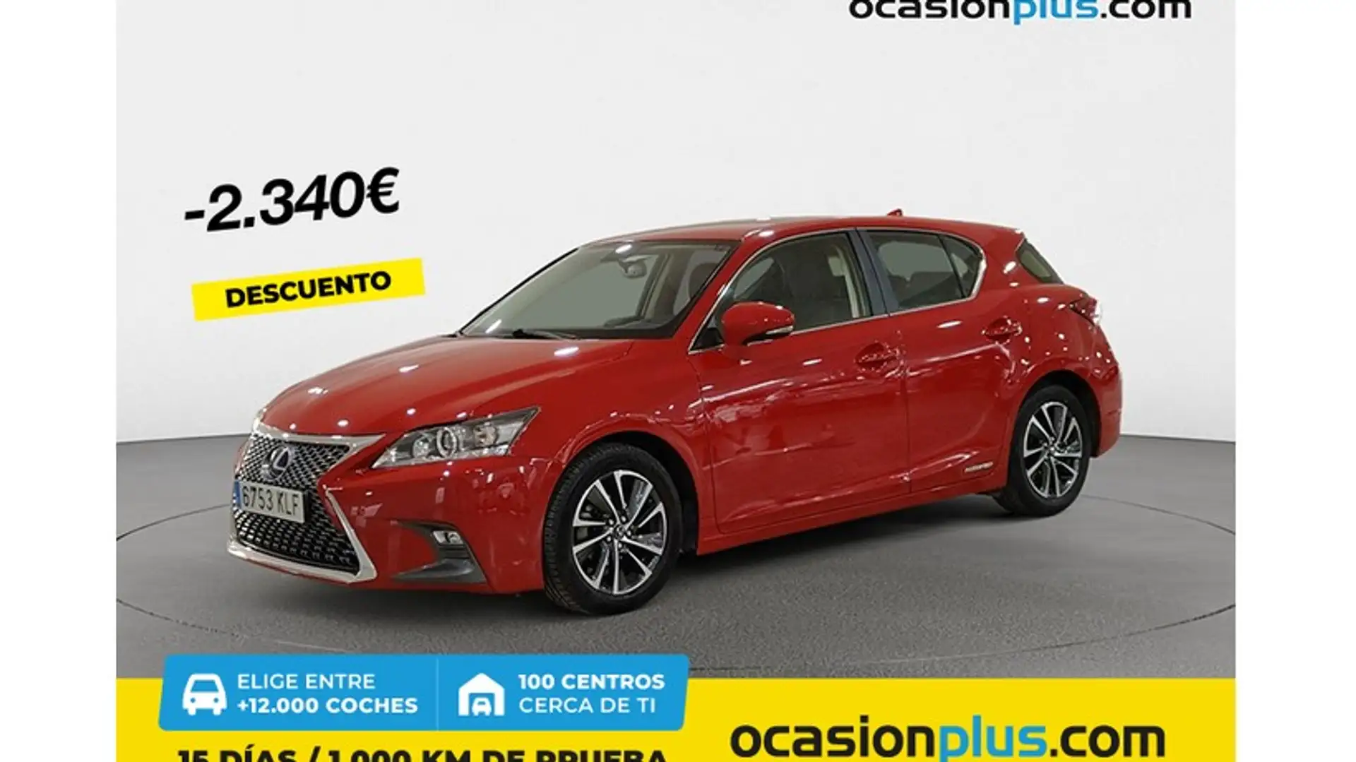 Lexus CT 200h Business Rouge - 1