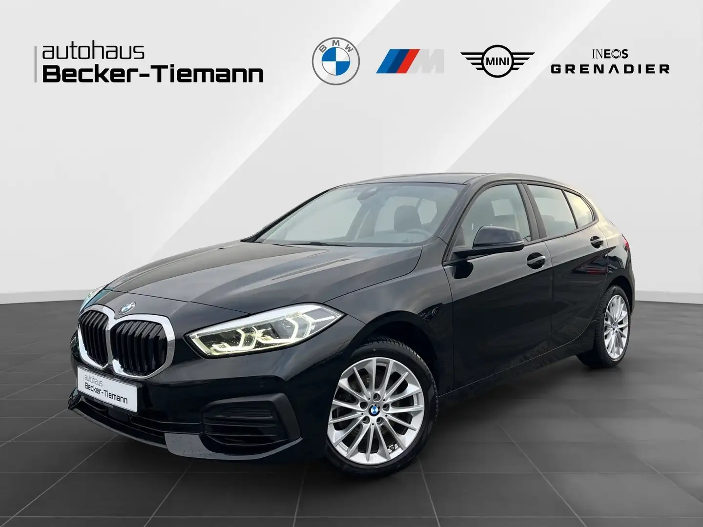 BMW 116 i Automatik/LivePro/CarPlay/LED/Tempomat/PDC/DAB Schwarz - 1