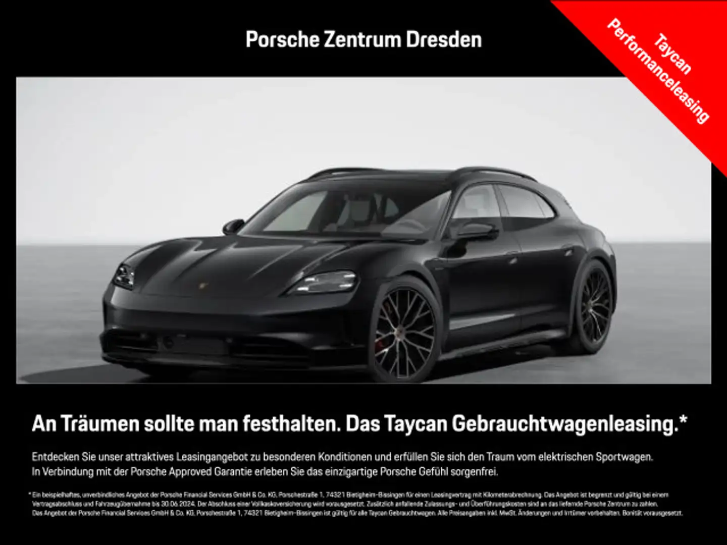Porsche Taycan 4S Cross Turismo Schwarz - 1