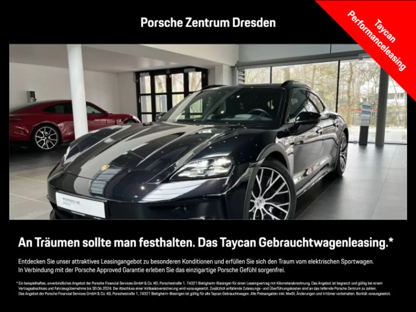 Porsche Taycan 4S Cross Turismo*BOSE*HD-Matrix*Head-Up Schwarz - 1