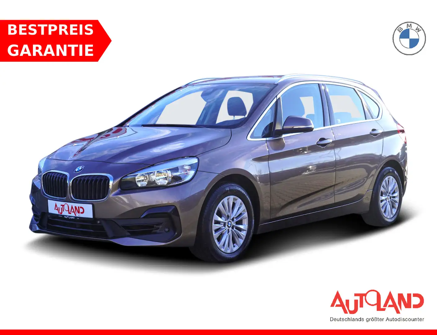 BMW 218 218i Active Tourer Advantage Navi AHK Teilleder Beige - 1