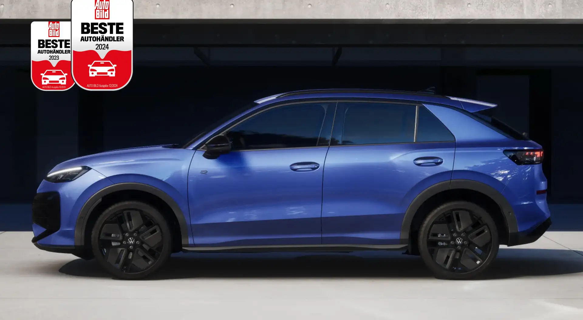 Volkswagen T-Roc T-Roc 1.5 eTSI DSG R-Line +ASSISTENZ+360CAM+HUD+ Bleu - 2