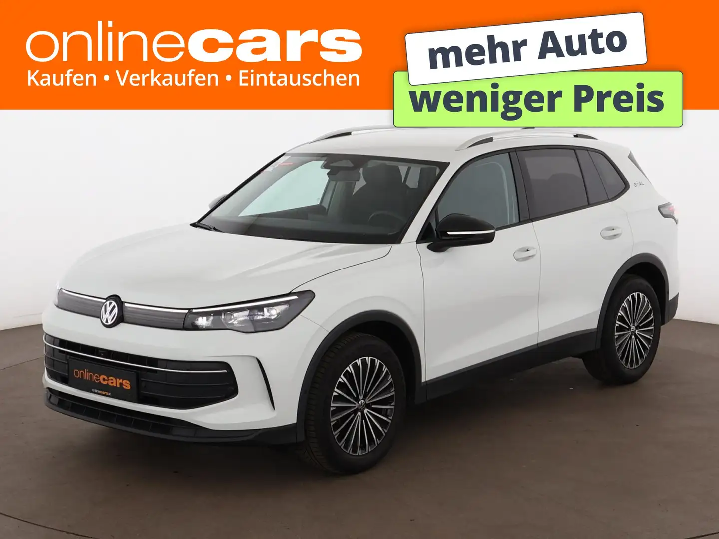 Volkswagen Tiguan 2.0 TDI Goal Aut LED 360-CAM AHK RADAR Weiß - 1