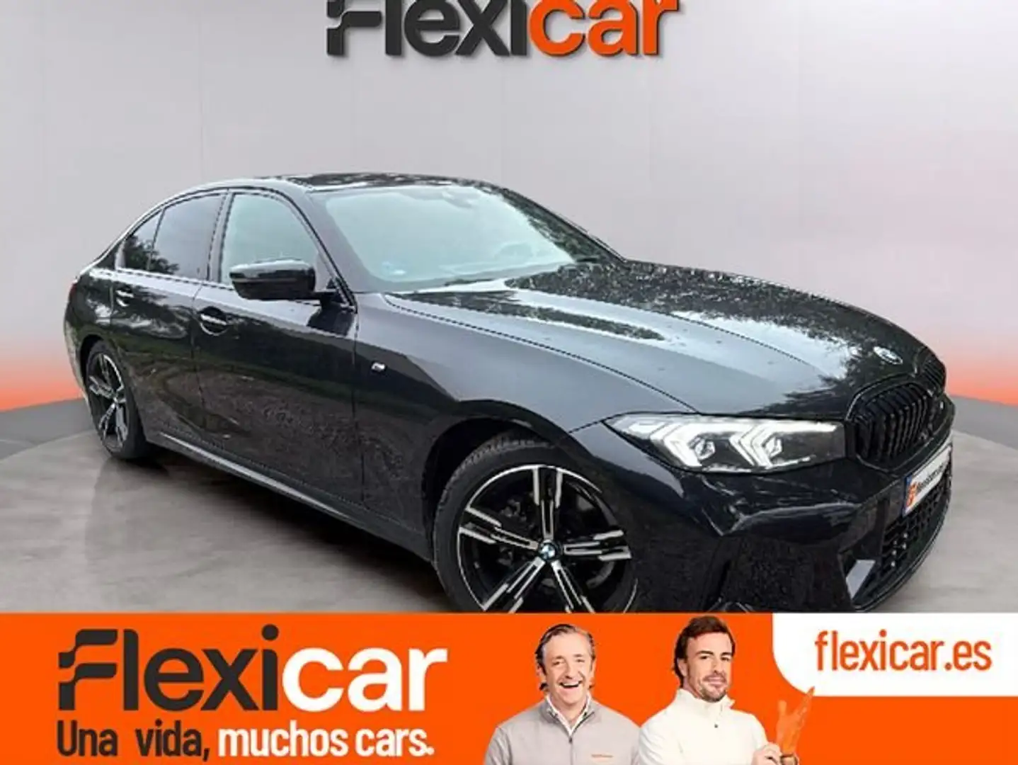 BMW 318 318d Auto. Noir - 1