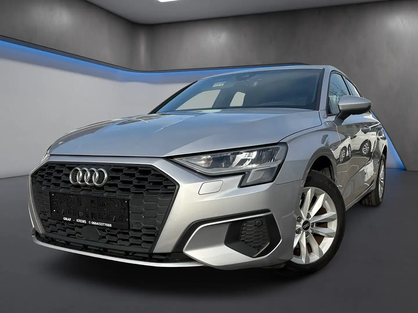Audi A3 SB 30 TDI *Kamera*Leder*Virtual*Navi*Sitzhz* Zilver - 1