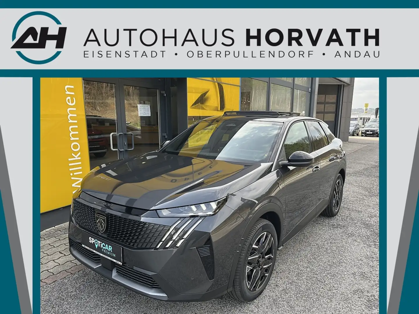 Peugeot 3008 Hybrid 145 e-DCS6 GT!MATRIXLED,PANO,KAMERA,NAVI... Grau - 1