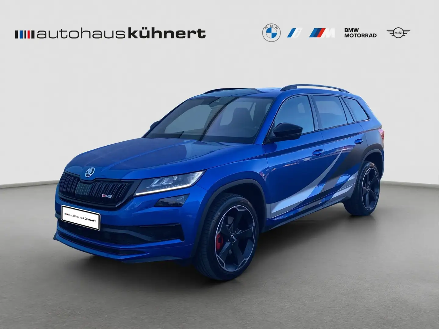 Skoda Kodiaq 2.0 Bi-TDI RS ACC LED PanoSD AHK HiFi Navi Blau - 1
