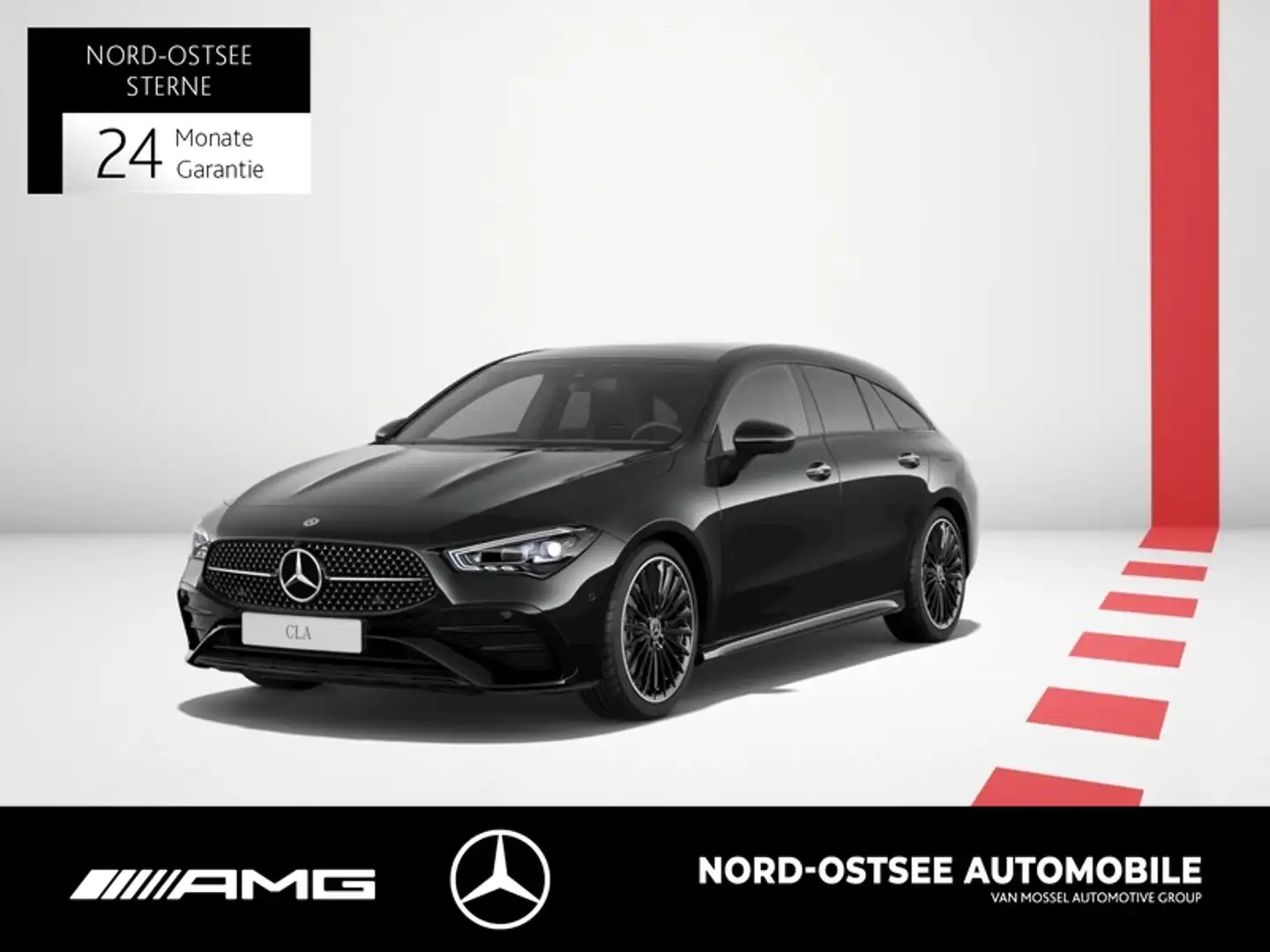 Mercedes-Benz CLA 200 AMG SB PANO 360 MULTIBEAM NIGHT KEYLESS Schwarz - 2