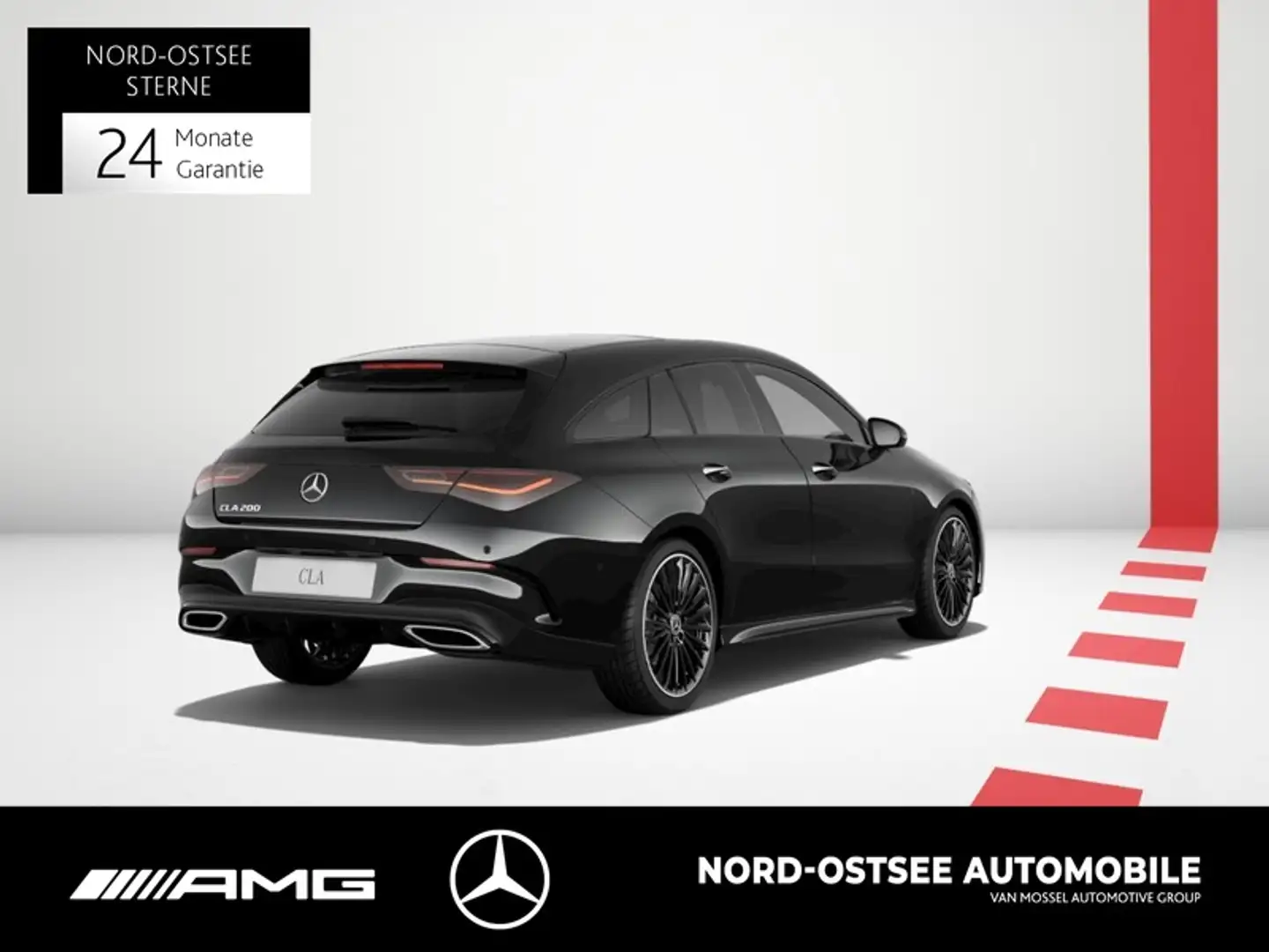 Mercedes-Benz CLA 200 AMG SB PANO 360 MULTIBEAM NIGHT KEYLESS Schwarz - 1