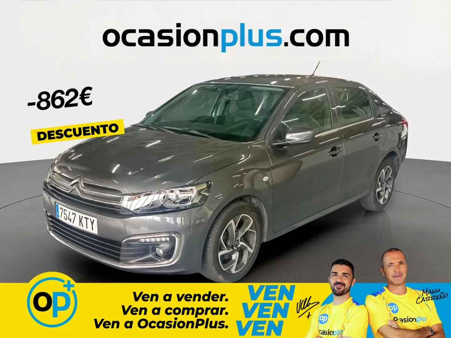 Citroen C-Elysée 1.5BlueHDi S&S Shine 100 Gris - 1
