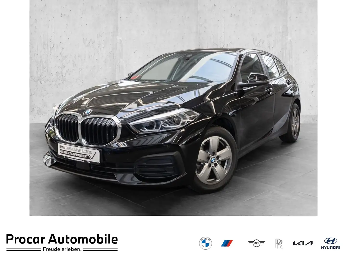 BMW 118 i Advantage DAB LED WLAN Tempomat Klima Shz Nero - 1