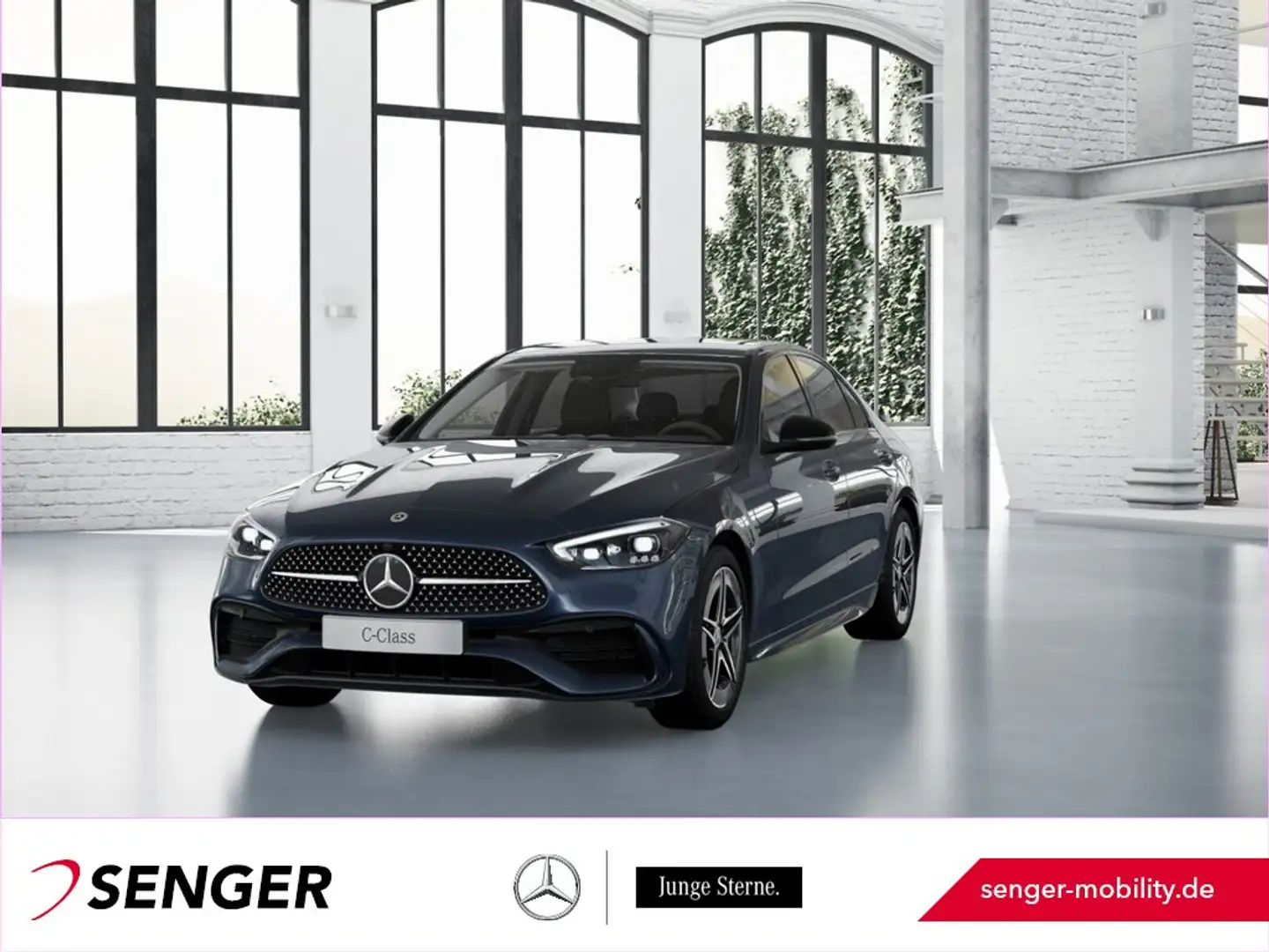 Mercedes-Benz C 300 e AMG Night Distronic Digital-Light Kamera Blu/Azzurro - 1