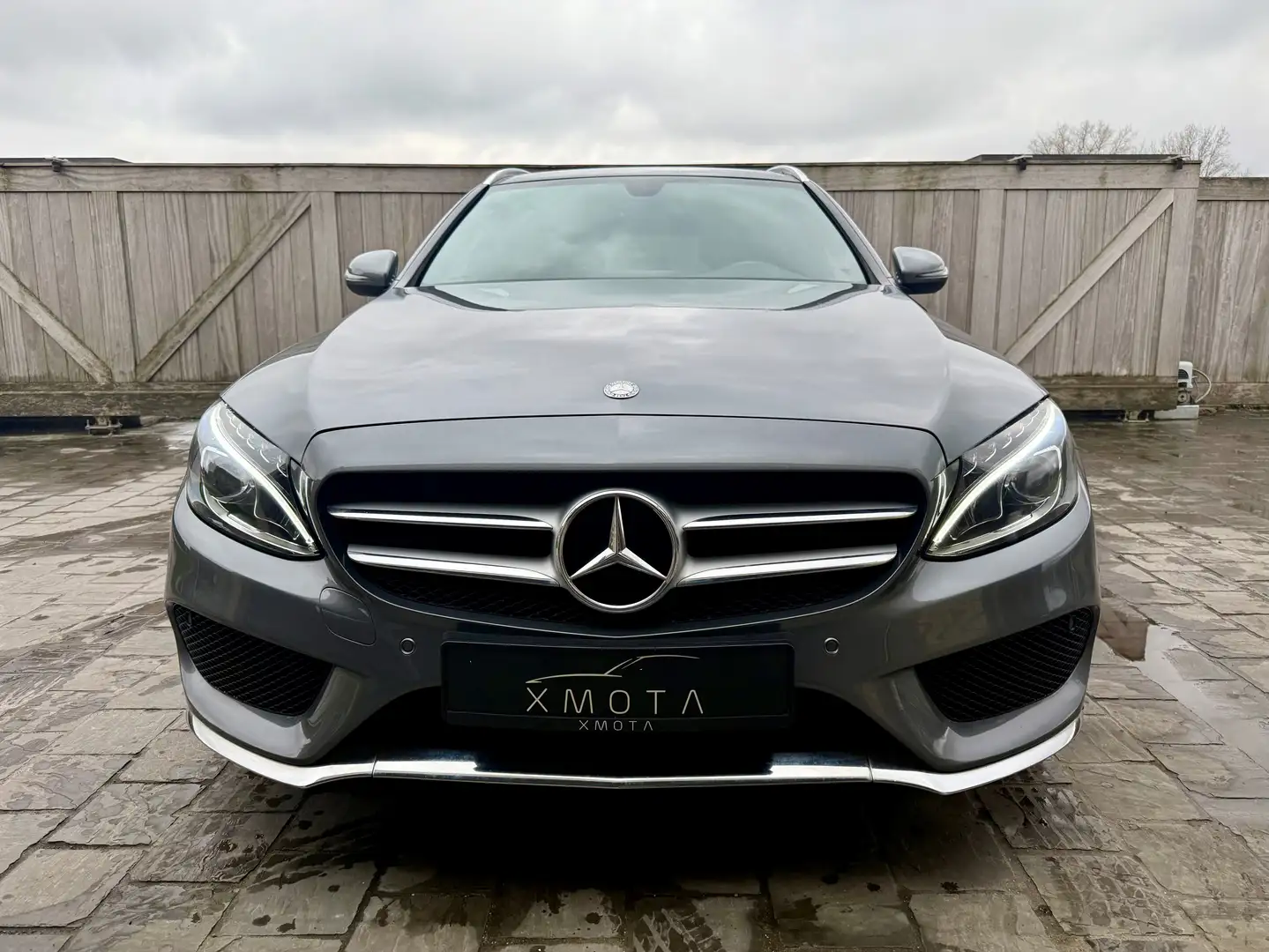 Mercedes-Benz C 180 d AMG Leder - Navi - Pano - Zetelverw - ... Gris - 2