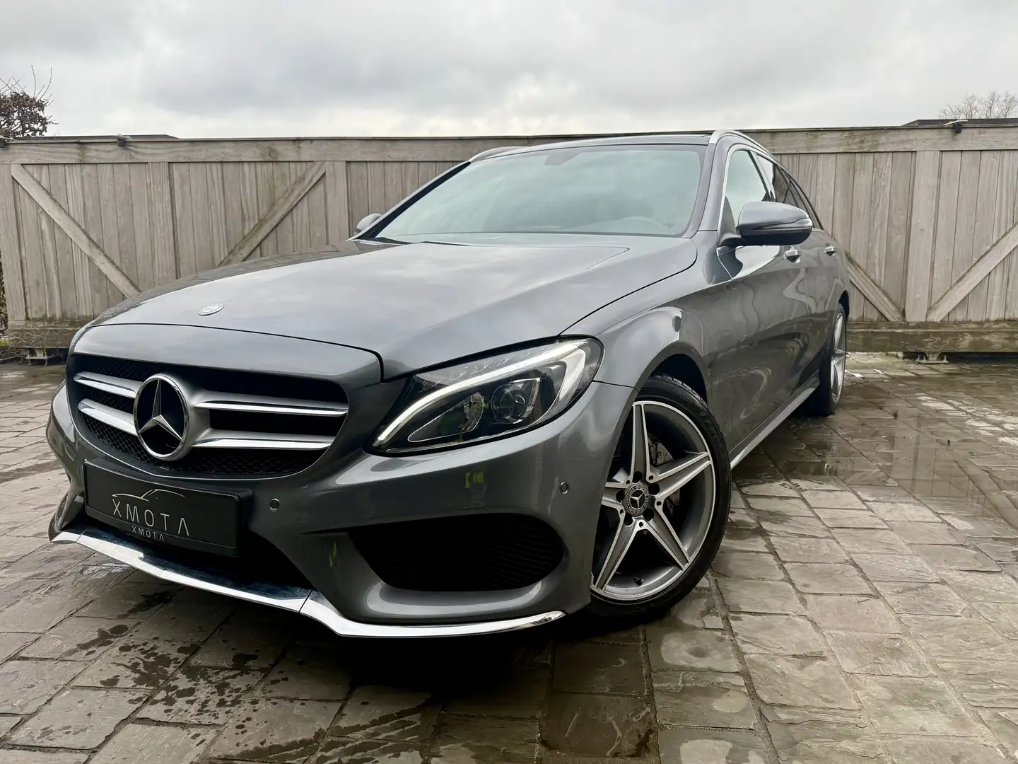 Mercedes-Benz C 180 d AMG Leder - Navi - Pano - Zetelverw - ... Gris - 1