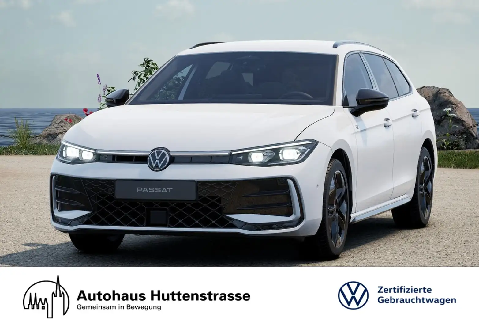 Volkswagen Passat Variant 2.0 TDI DSG R-line STANDHZG AHK Weiß - 1