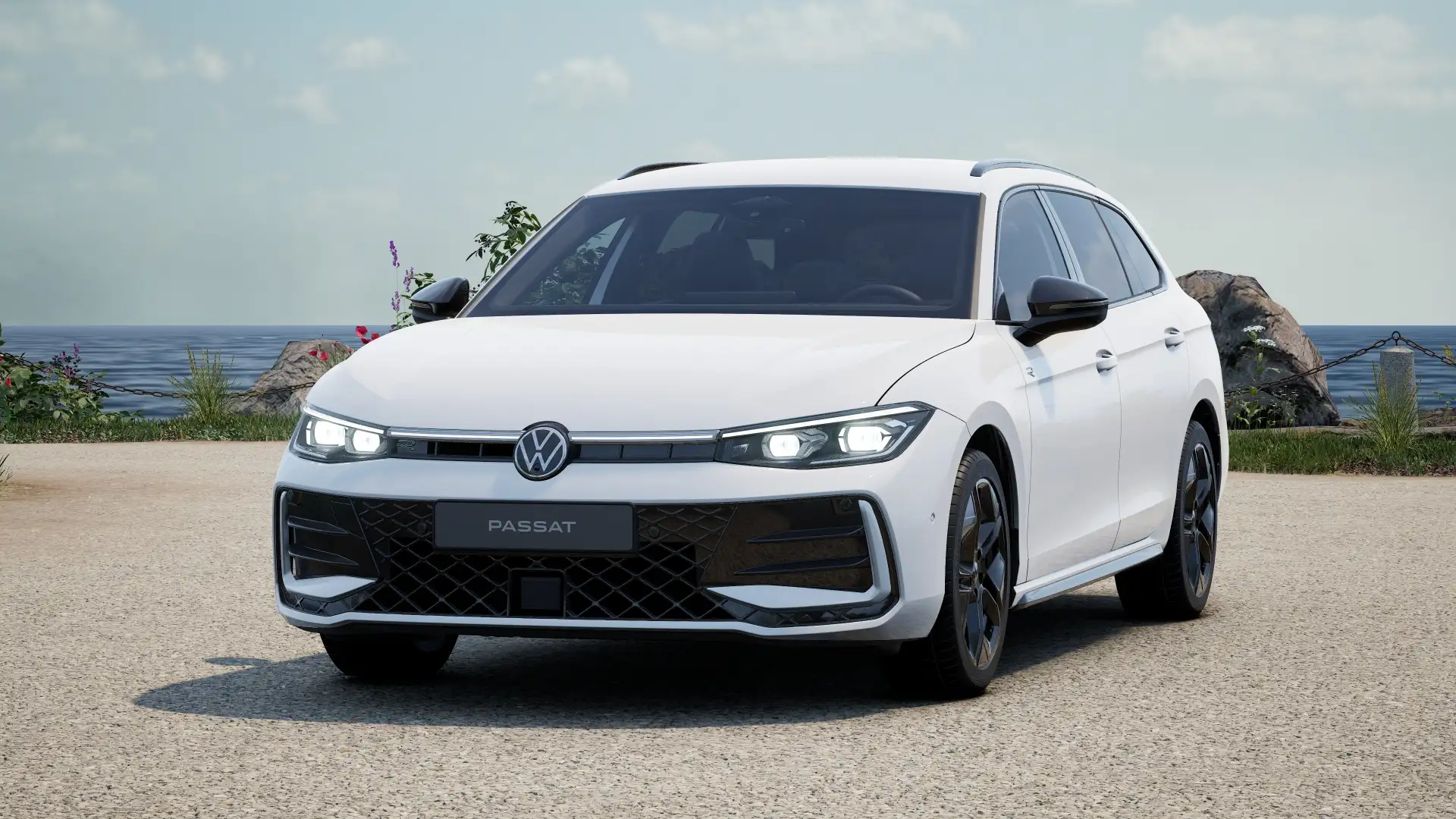 Volkswagen Passat Variant 2.0 TDI DSG R-line STANDHZG AHK Weiß - 2