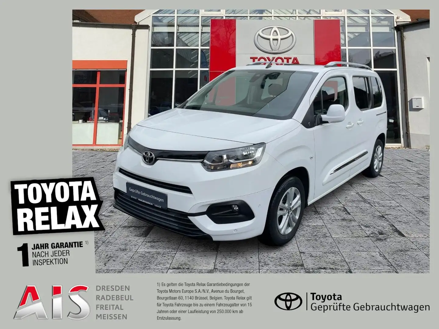 Toyota Proace City Verso 1.2 L1 D Team Deutschland ACC Weiß - 1