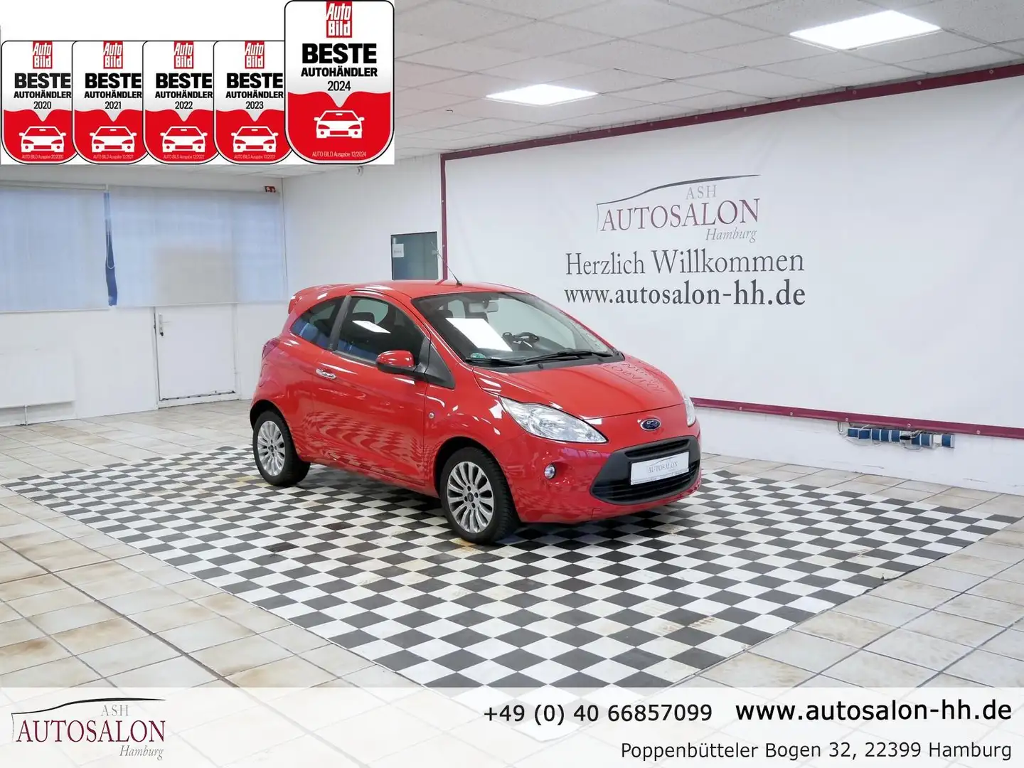 Ford Ka/Ka+ Ka Titanium*2Vorb*Servicege*Zahnriemen Neu*Sitzhei Červená - 1