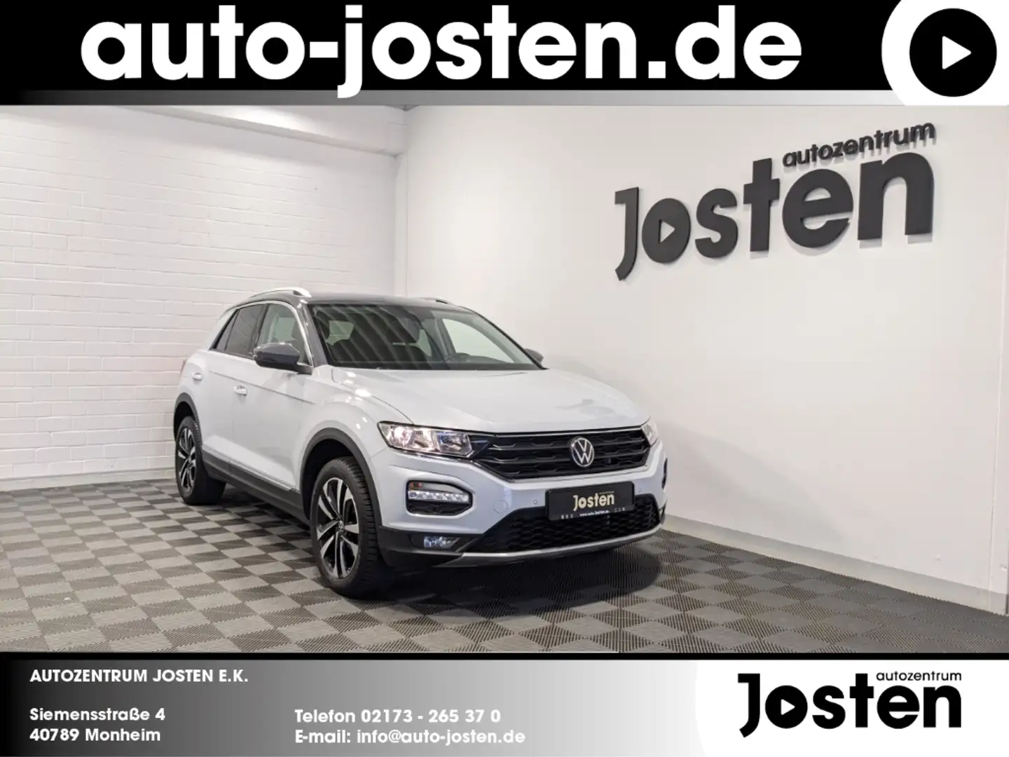 Volkswagen T-Roc United 1.5 TSI NAVI ACC PDC el. Heckkl. Sitzhzg. Weiß - 1
