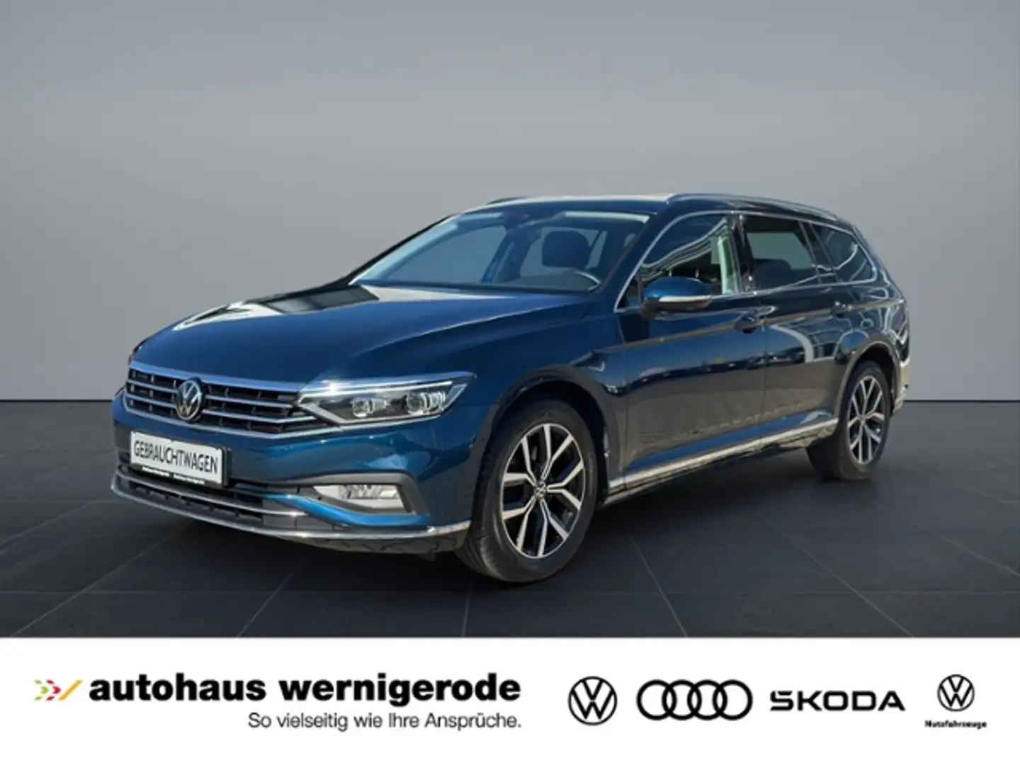 Volkswagen Passat Variant 2.0TDI El. Matrix/Navi/ACC/360° Blau - 1