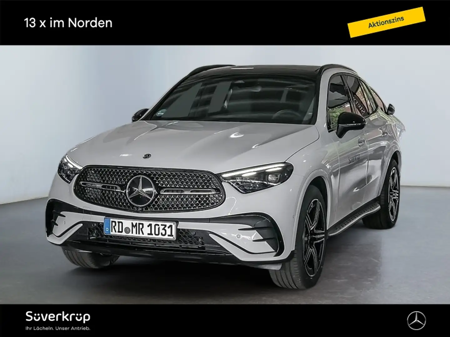 Mercedes-Benz GLC 200 d 4M AMG BURM NIGHT MEMO 360 AHK DISTR Weiß - 1