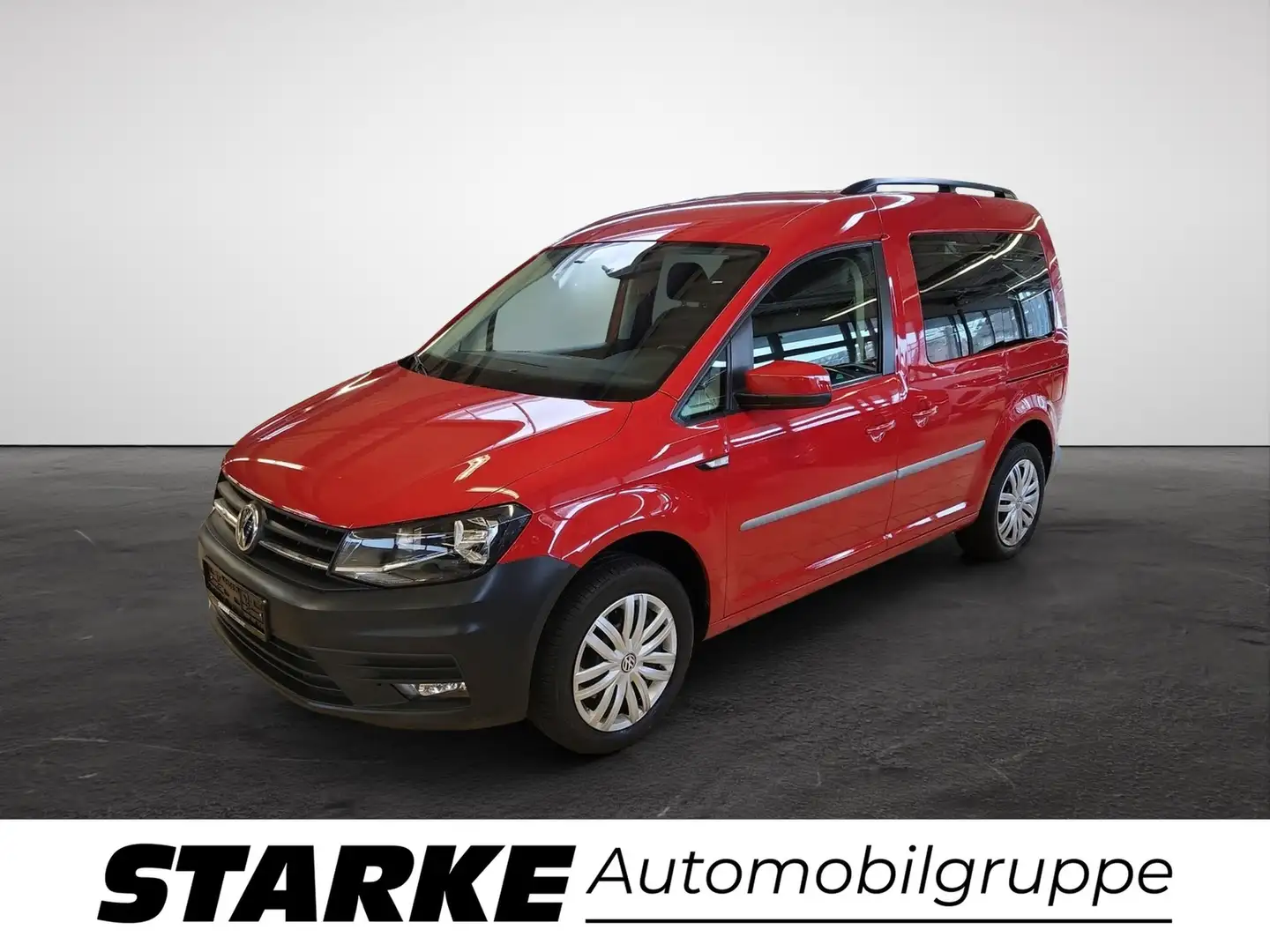 Volkswagen Caddy 1.4 TSI DSG Trendline PDC Klima Sitzheizung Rojo - 2