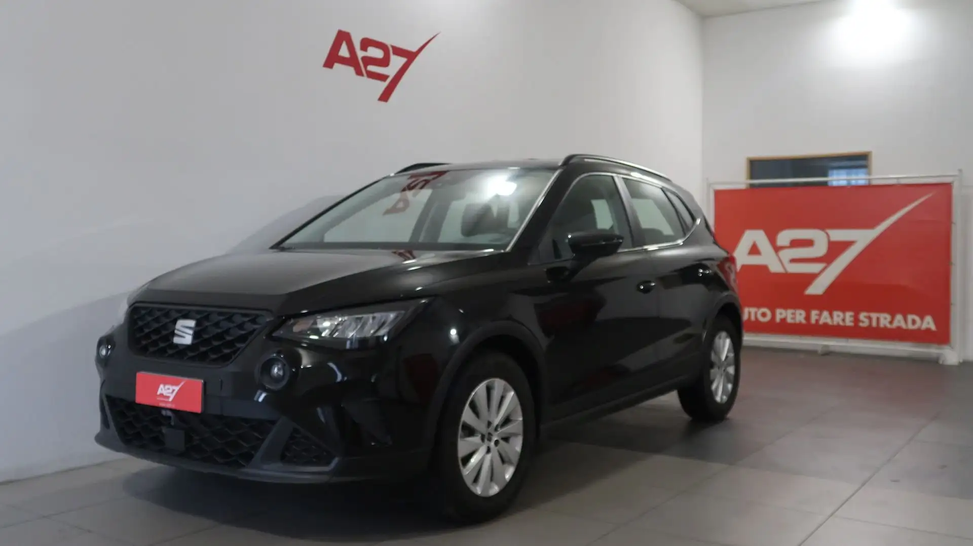 SEAT Arona Arona 1.0 EcoTSI Style #CARPLAY#SENSORI PARCHEGGI Zwart - 1