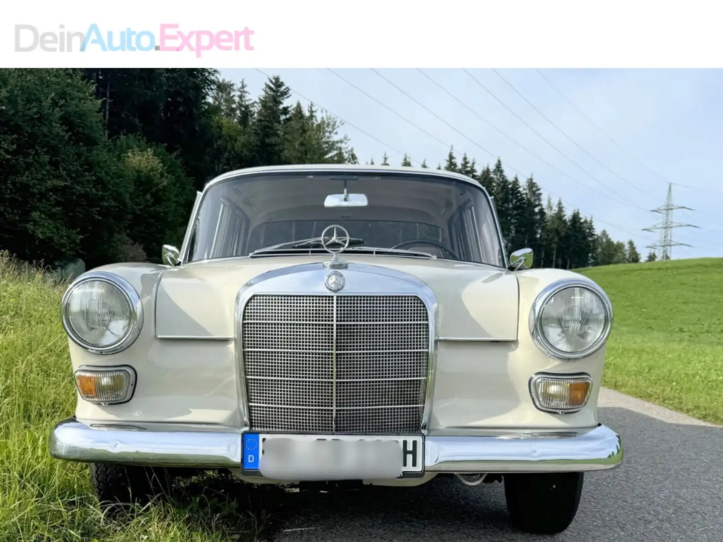 Mercedes-Benz 230 230 "Heckflosse" (W110) 6-Zylinder Blanc - 2