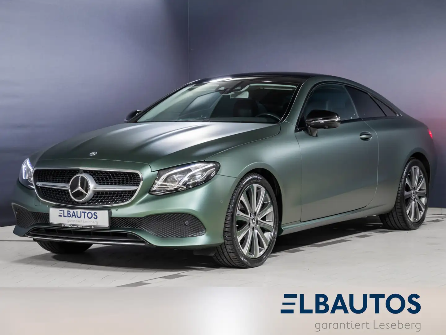 Mercedes-Benz E 200 E 200 Coupé Avantgarde Multibeam/Distro/360°/DAB Grün - 1