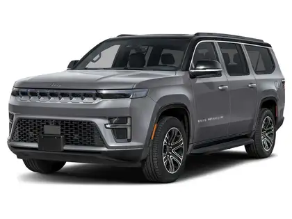 Gray 2027 Jeep Grand Wagoneer L SUV / Crossover Four-Wheel Drive 