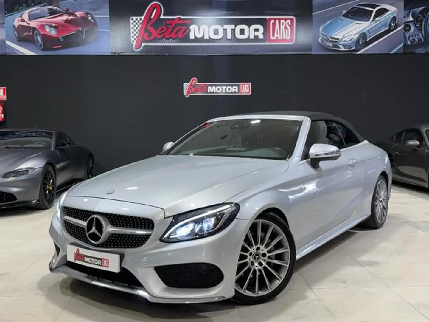 Mercedes-Benz C 220 Cabrio 220d 9G-Tronic Plateado - 2
