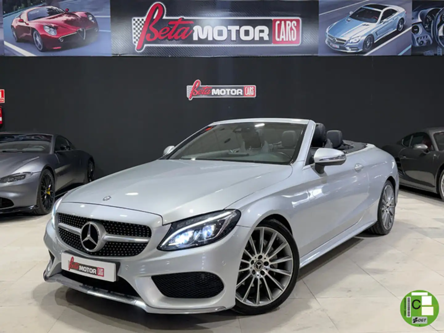 Mercedes-Benz C 220 Cabrio 220d 9G-Tronic Plateado - 1