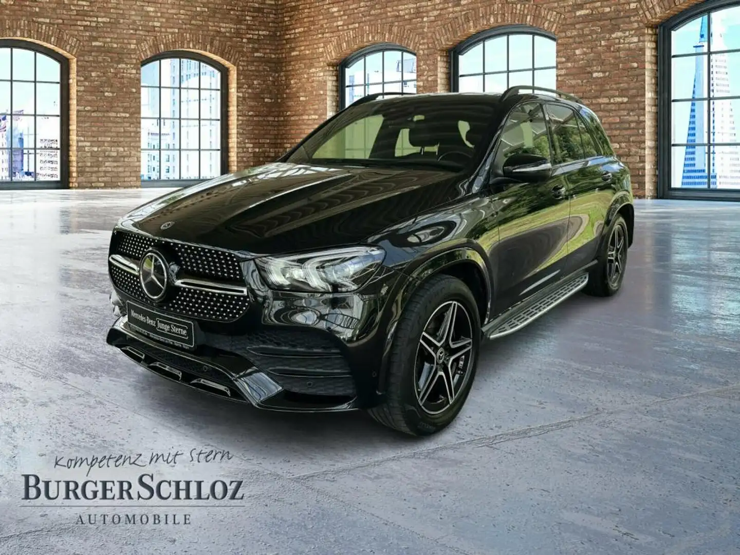Mercedes-Benz GLE 450 4M AMG Pano Night STH LM ACC 4xSHZ PDC Negru - 1